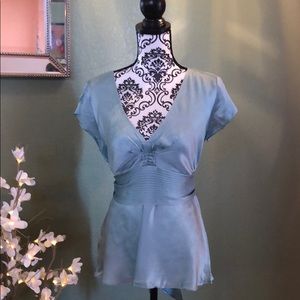 Light blue blouse